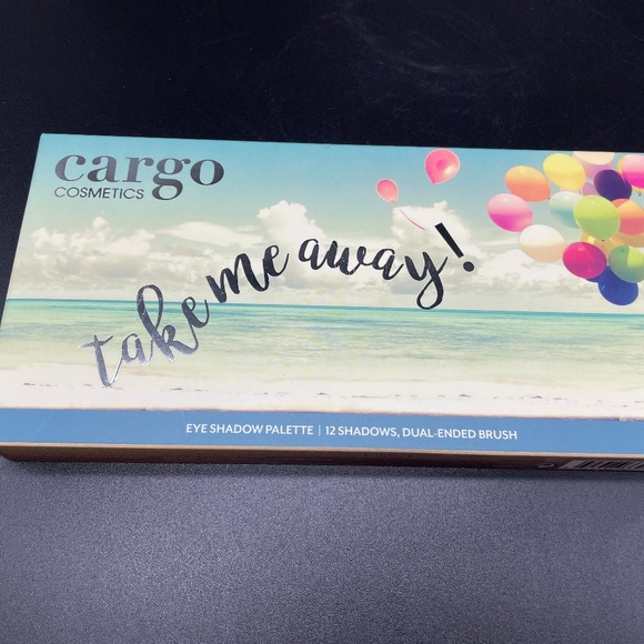 Cargo "Take Me Away!" 12 Pan Eye Shadow Palette W/Dual-Ended Brush 0.8g NIB - Picture 2 of 10